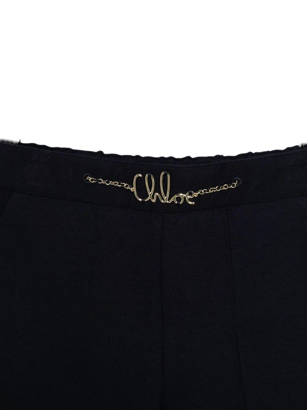 Chain-Embellished Trousers