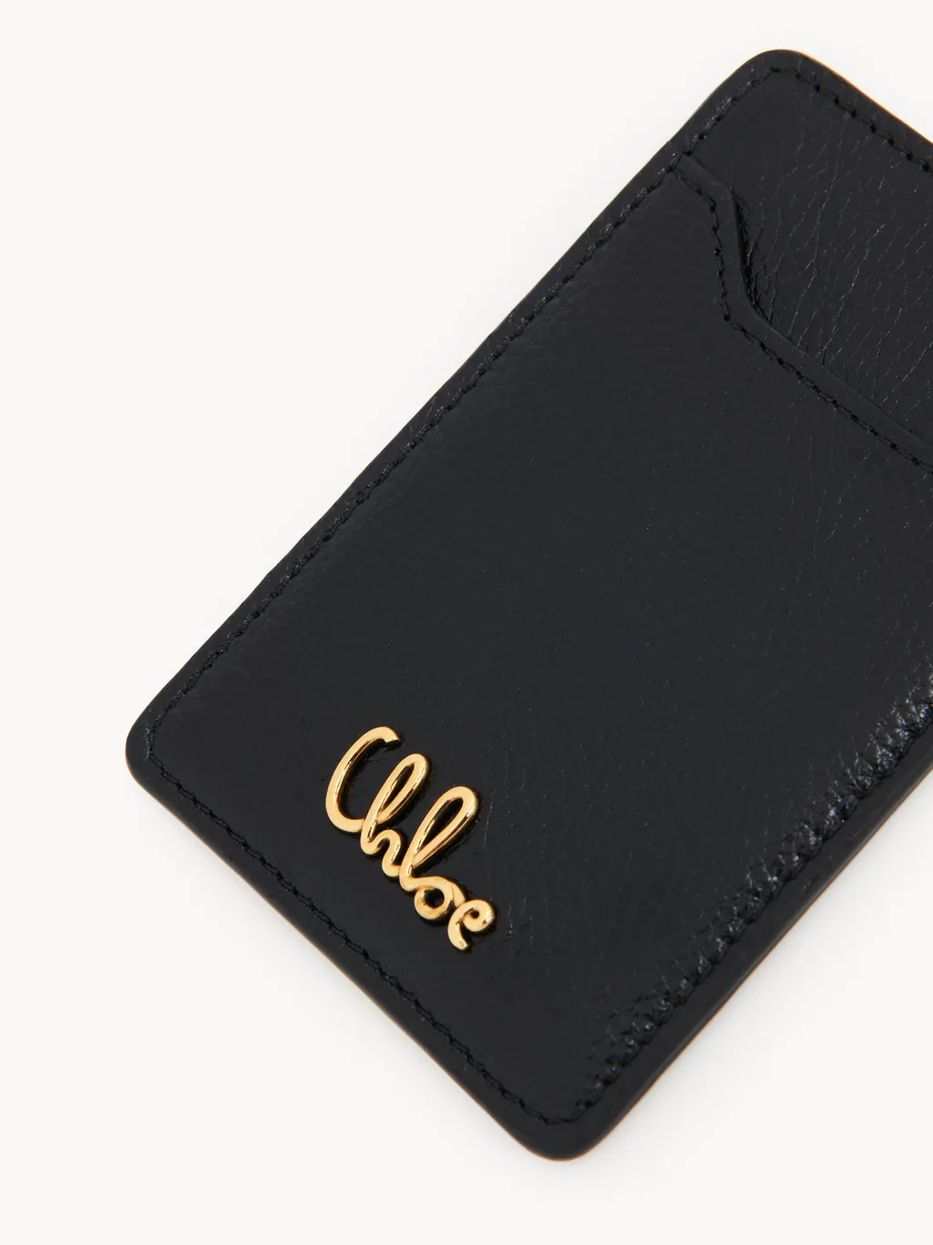 Iconic Leather-Plaque Cardholder