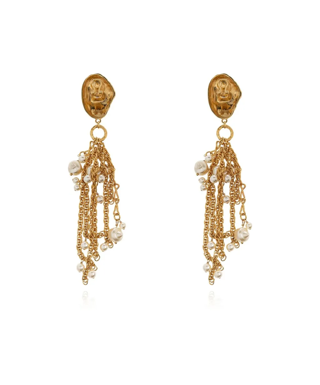 The Chloé Shells Long Clip-On Earrings