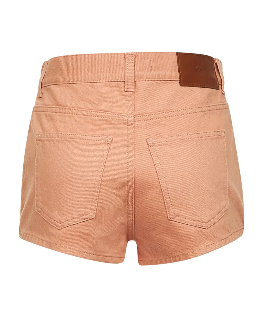 High-Waisted Denim Shorts