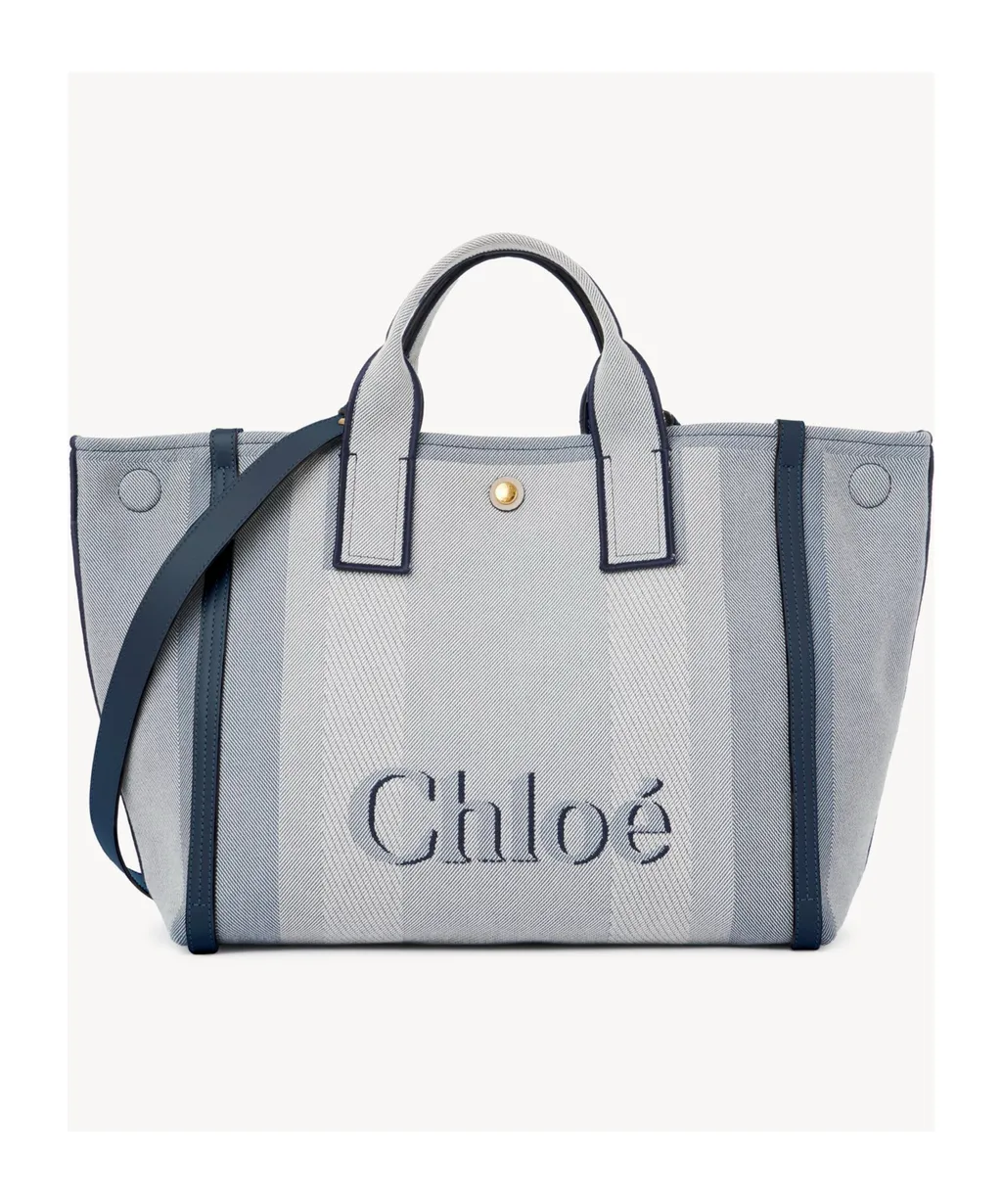 Carry Logo Detailed Large Tote Bag
