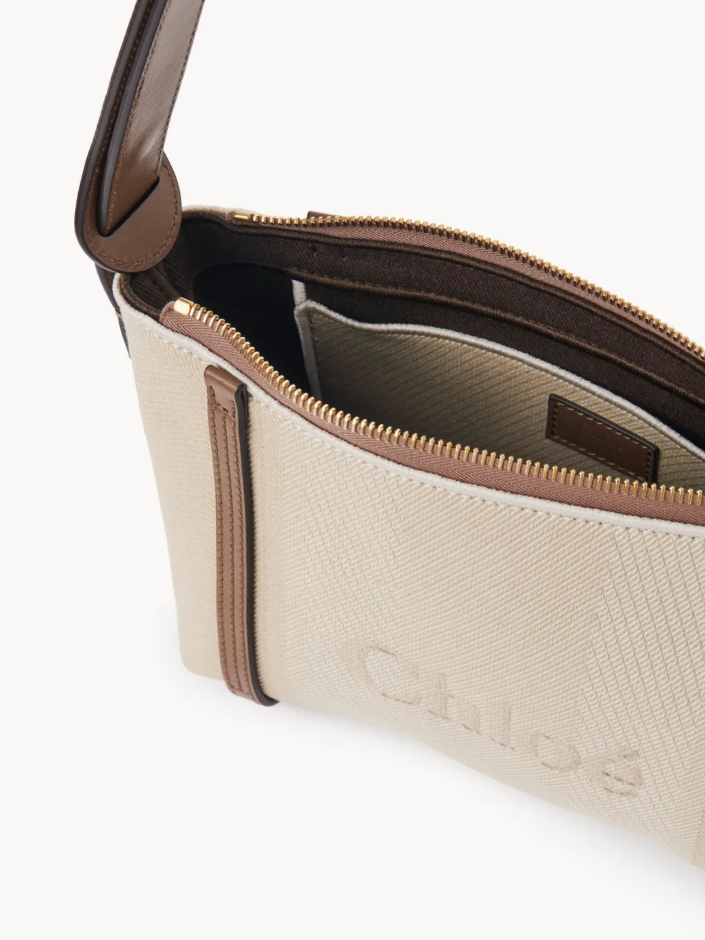 Logo Detailed Carry Shoulder Bag