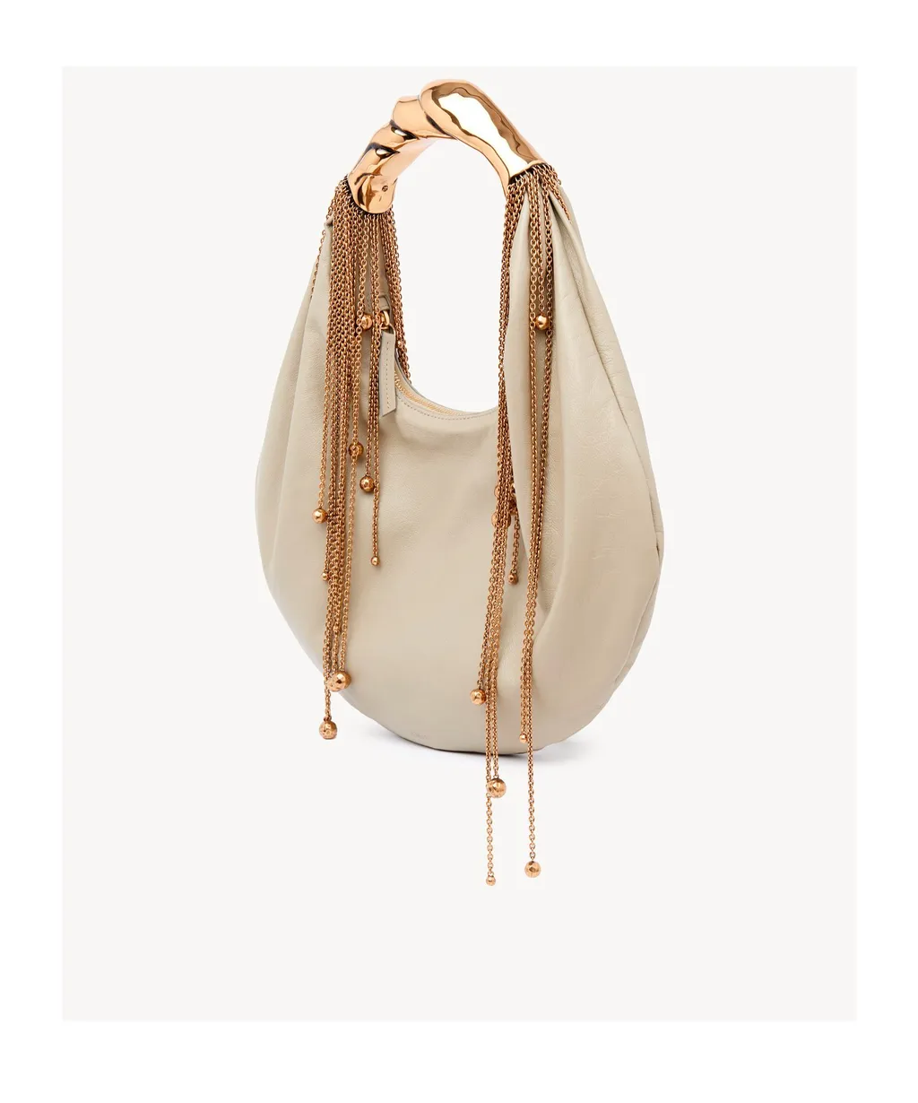 Twisted Shell Hobo Bag