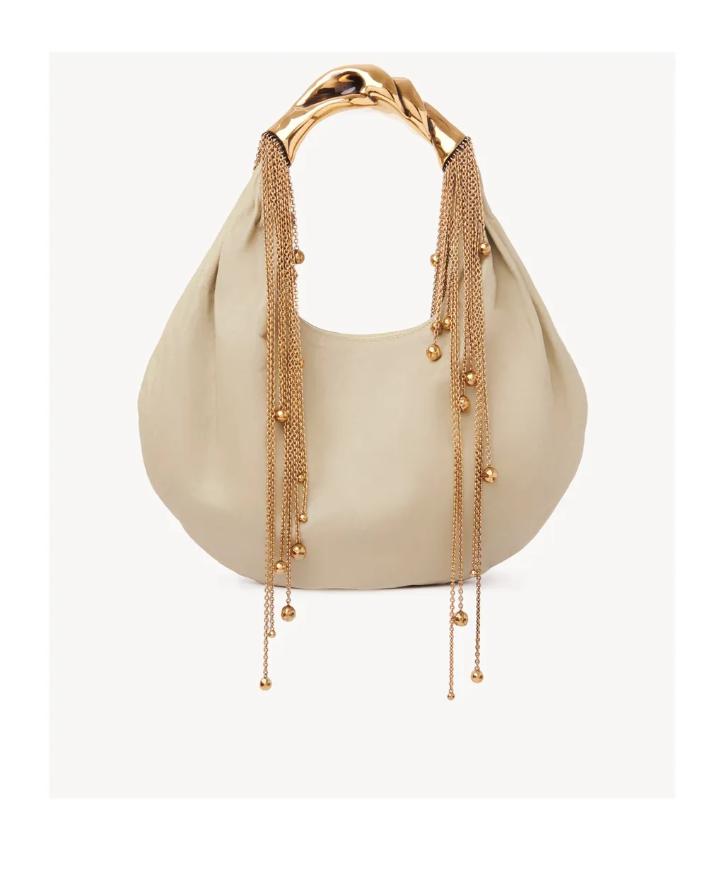 Twisted Shell Hobo Bag