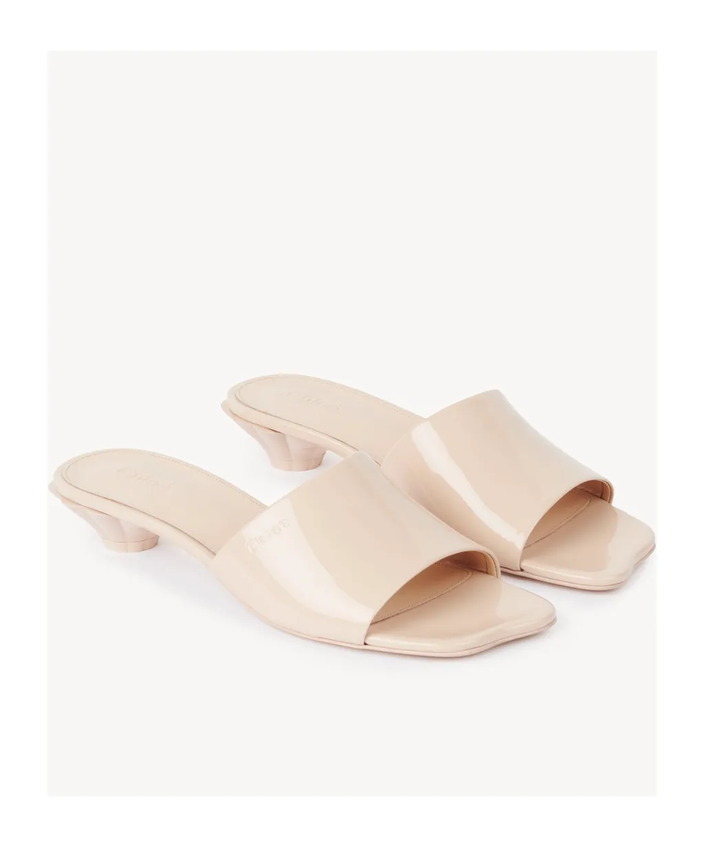 Flower Open-Toe Mules