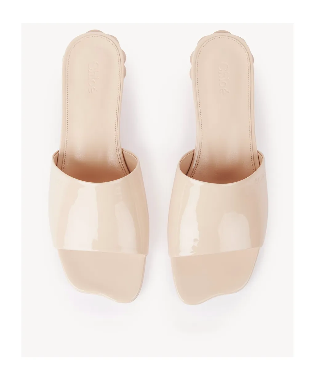 Flower Open-Toe Mules