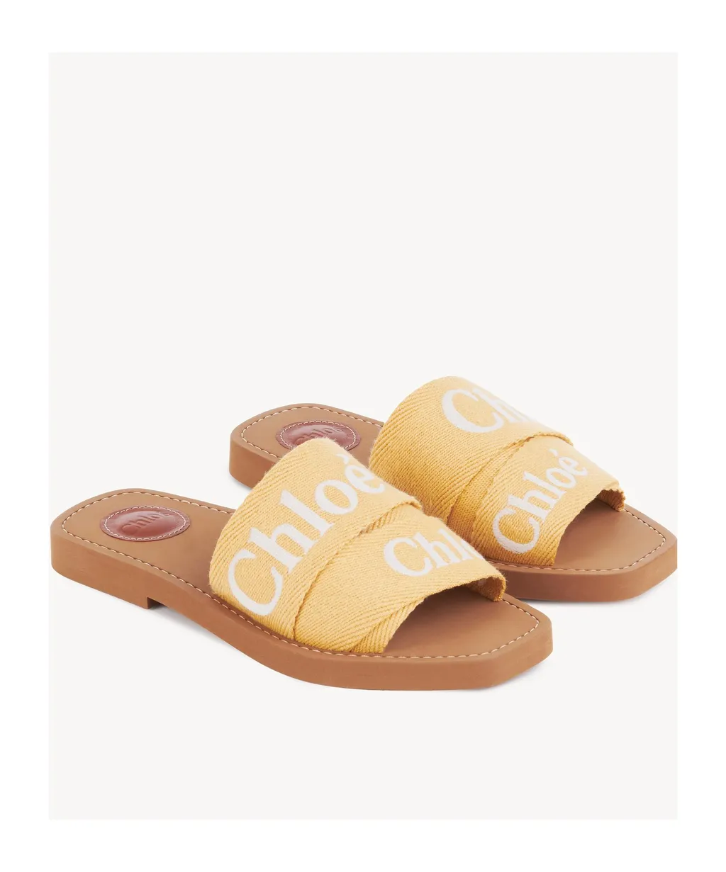 Woody Open Toe Slip-On Slides