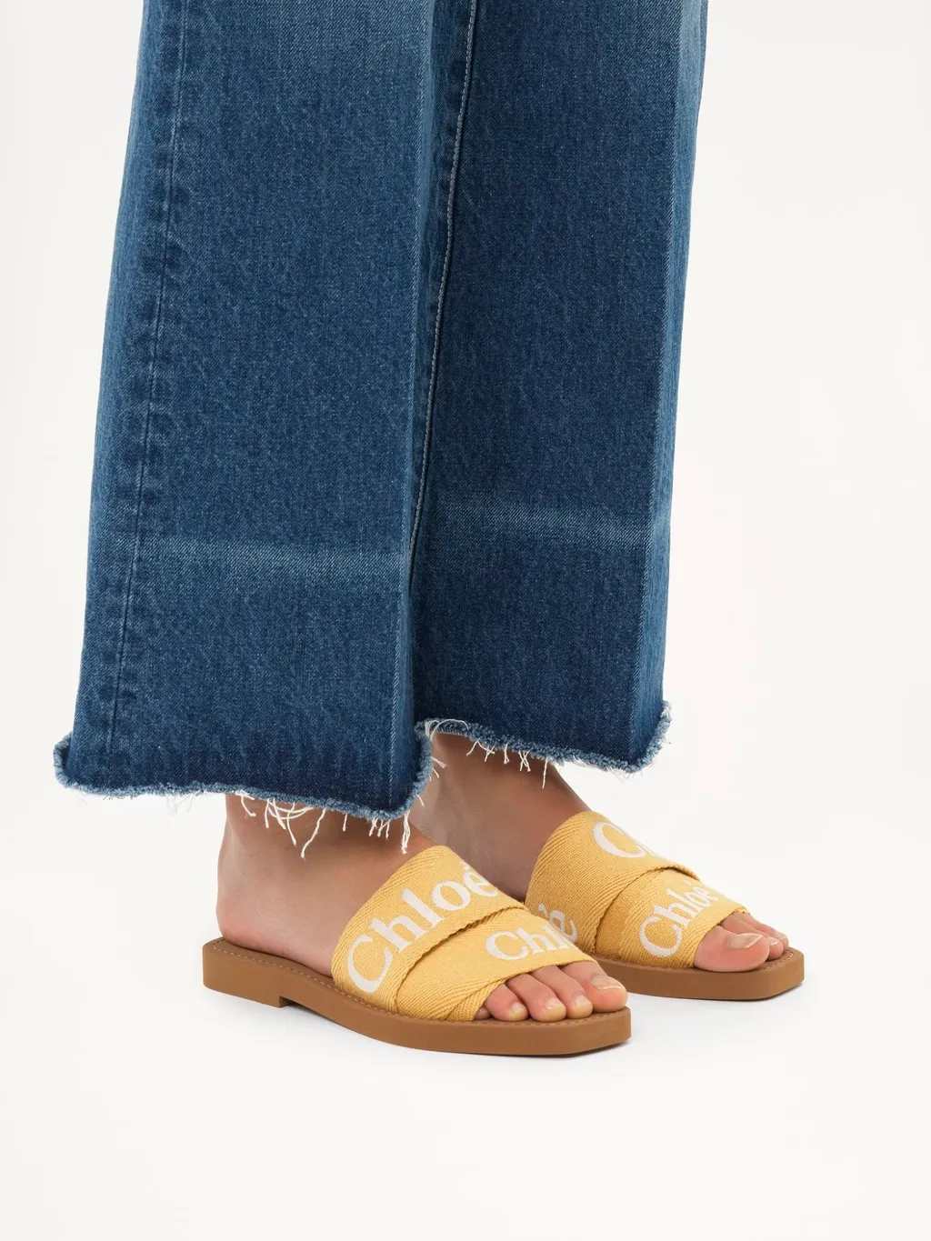 Woody Open Toe Slip-On Slides
