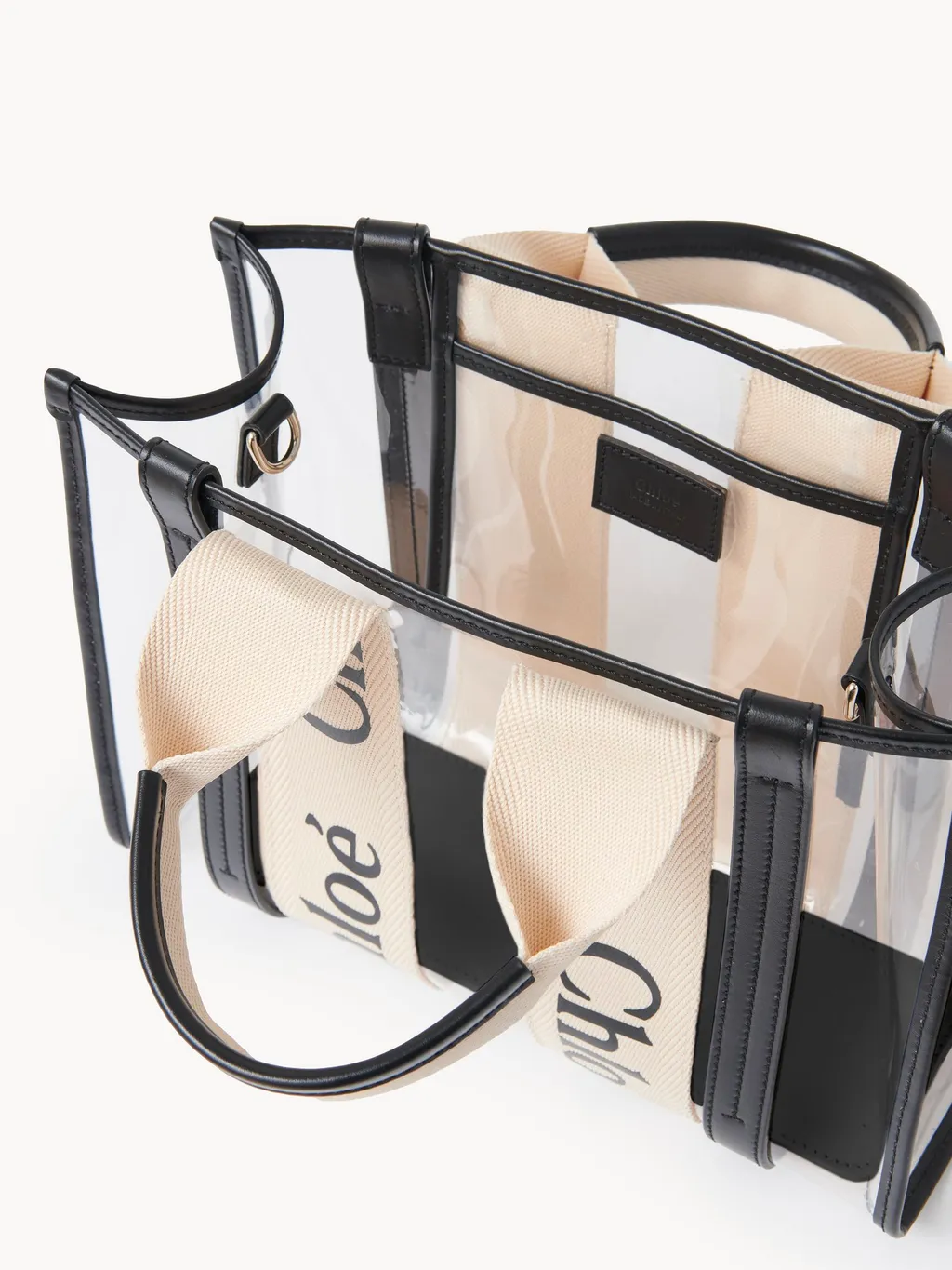 Woody Logo Detailed Tote Small Bag