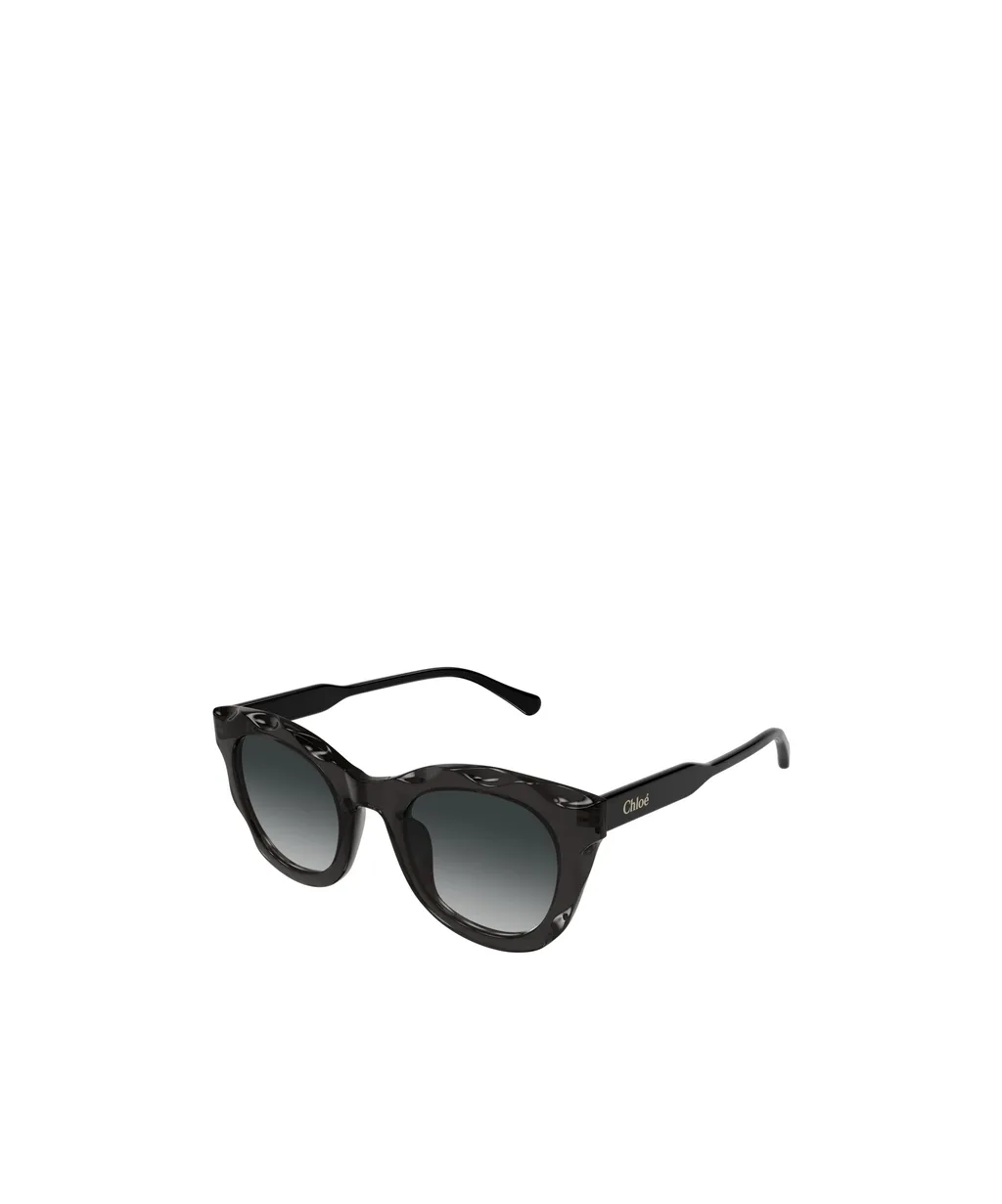 Oval-Frame Sunglasses
