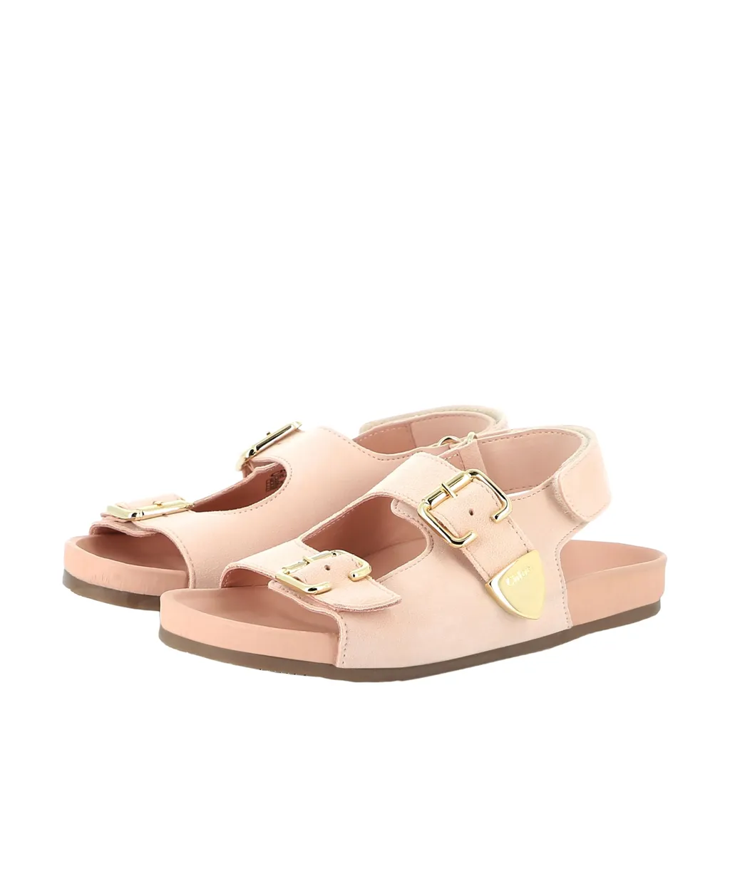 Open-Toed Flat Sandals