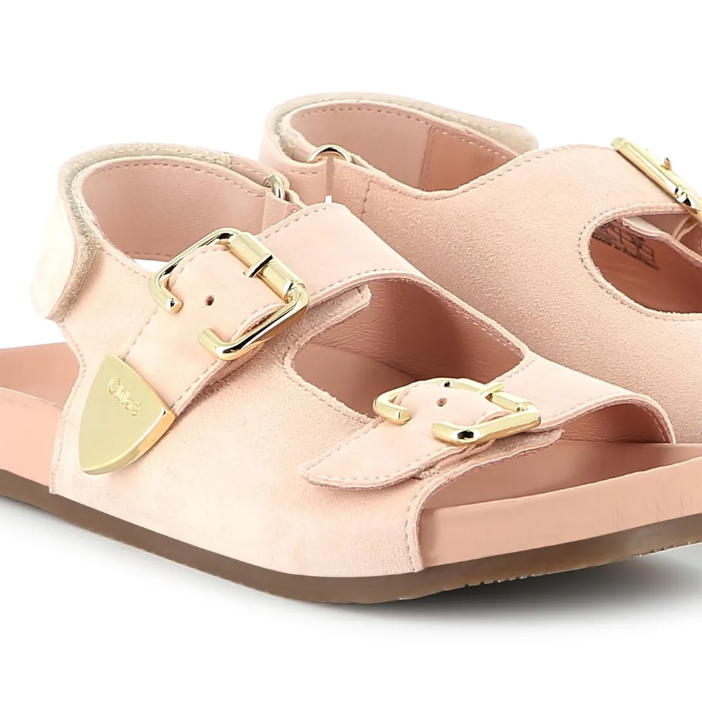 Open-Toed Flat Sandals