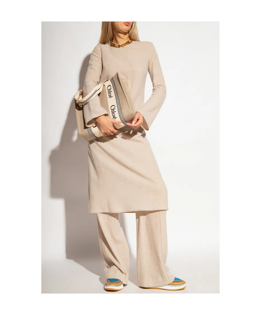 Flame-Sleeve Dress
