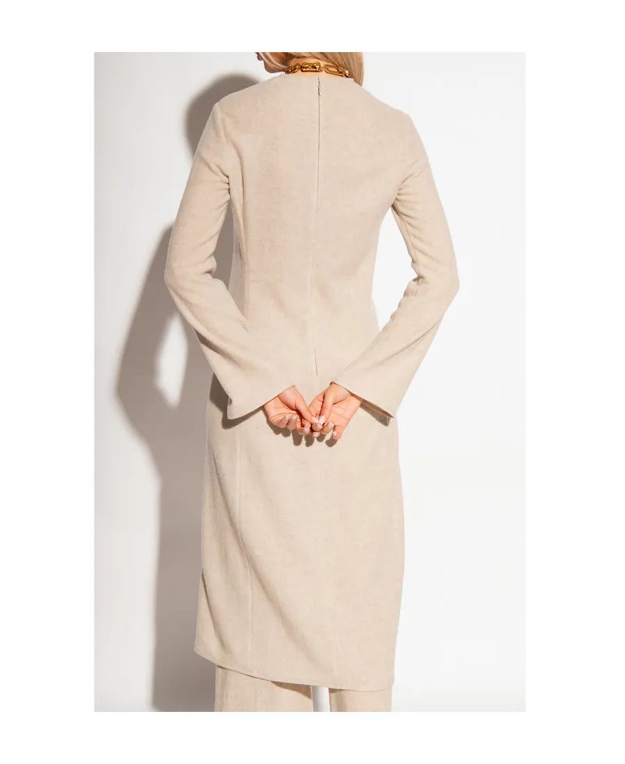 Flame-Sleeve Dress