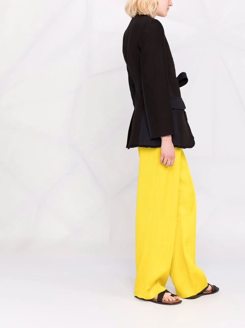 Wraparound Panelled Blazer
