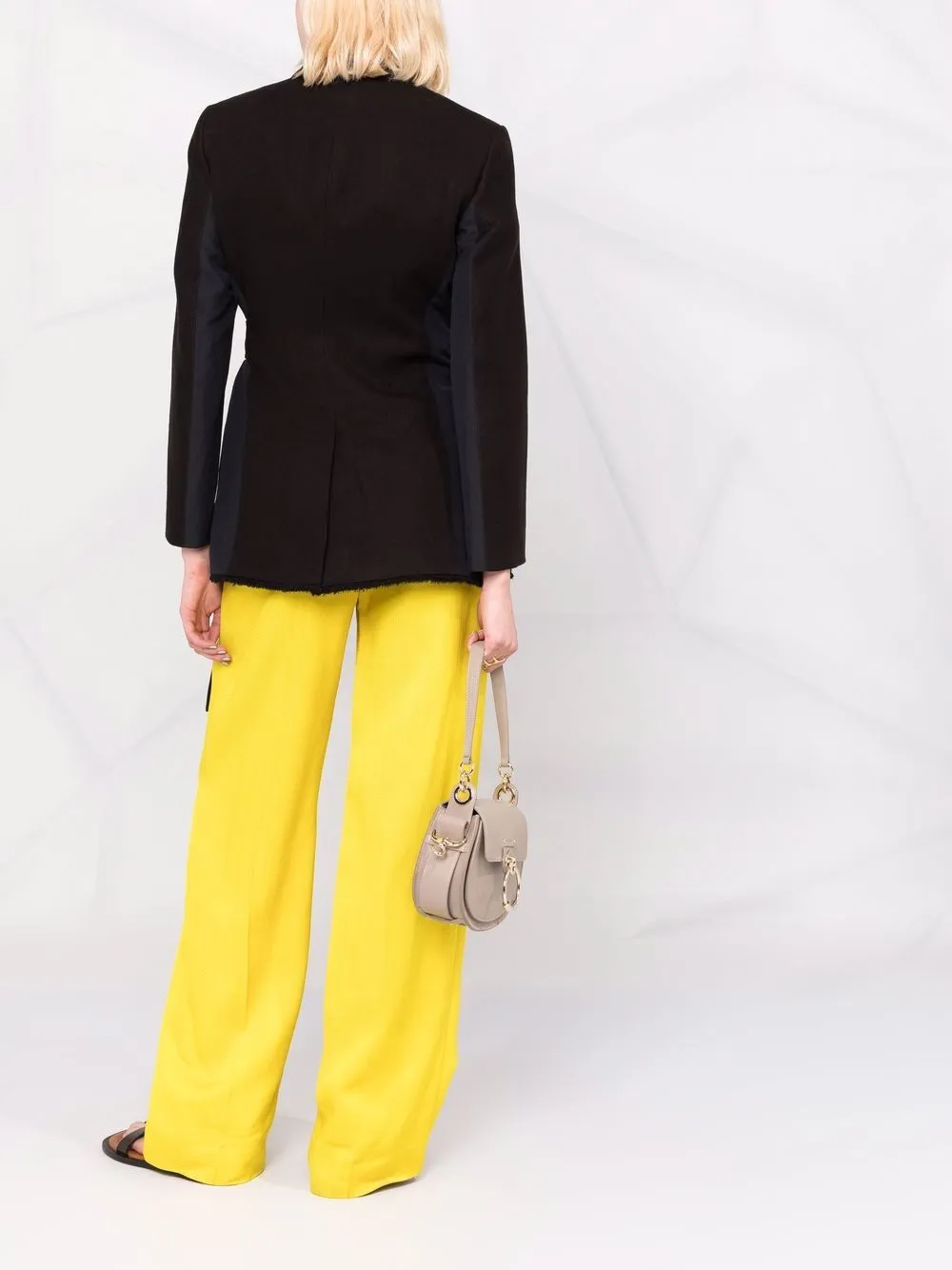 Wraparound Panelled Blazer