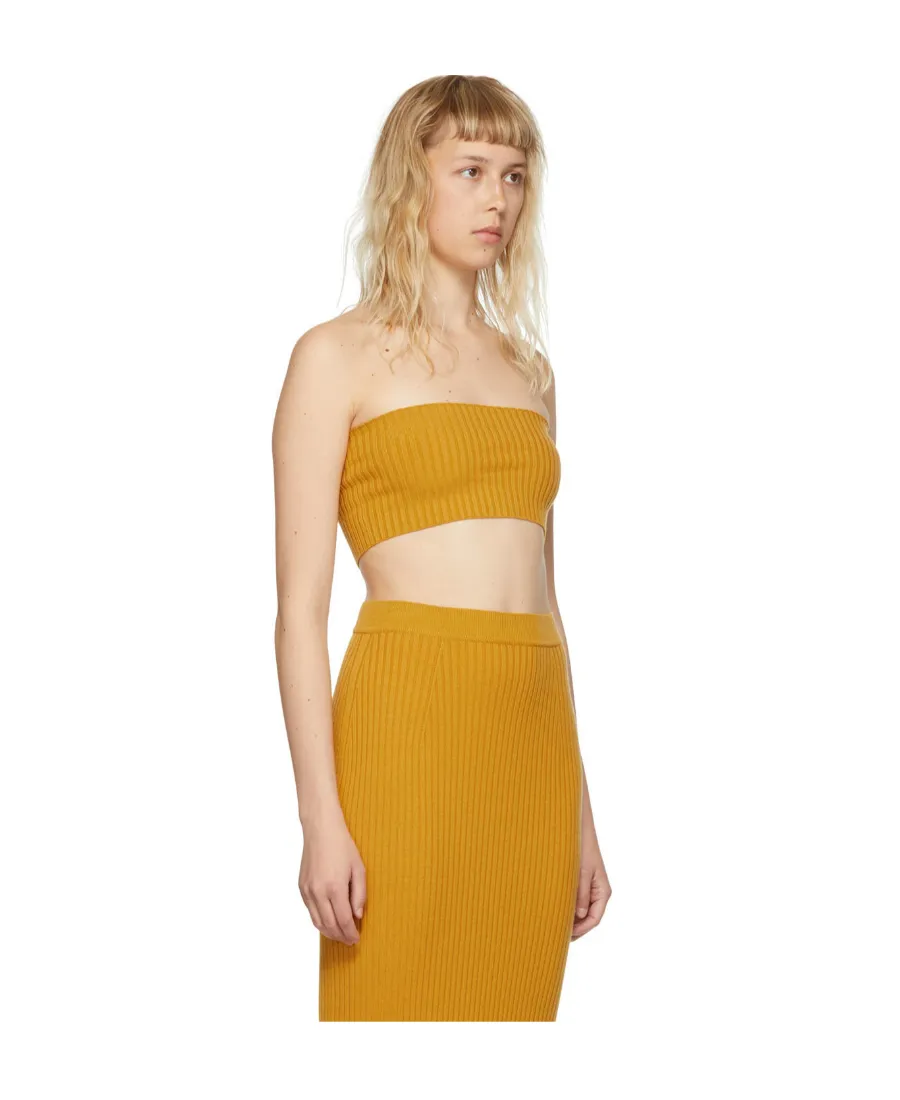 Rib Knitted Tube Top