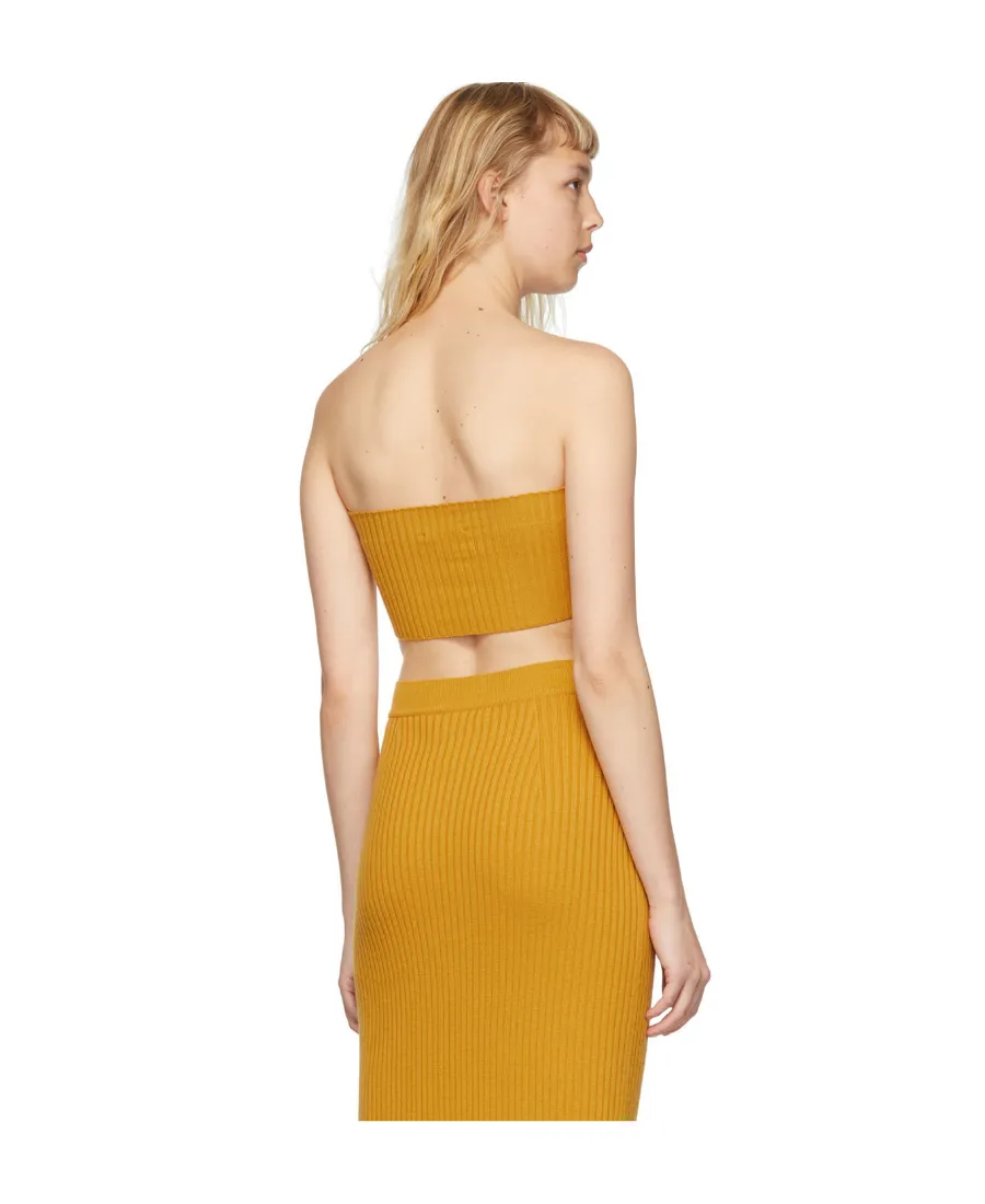 Rib Knitted Tube Top
