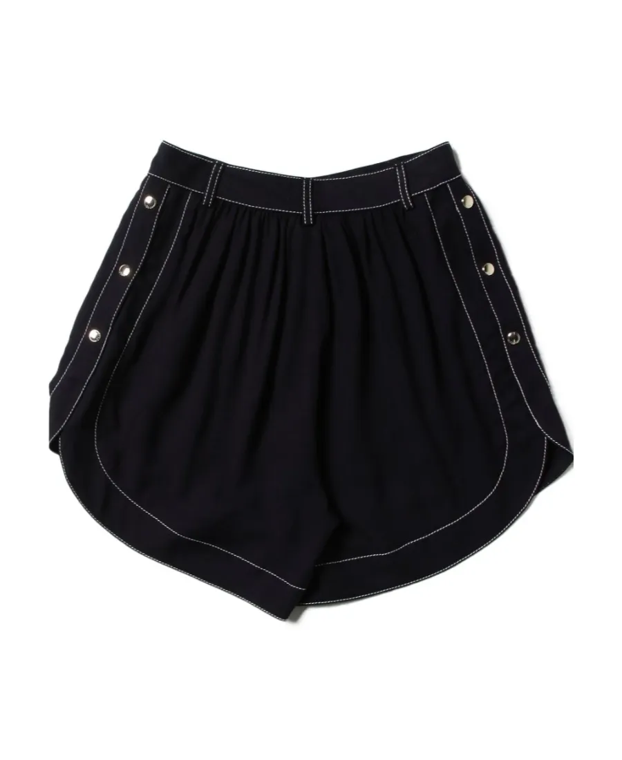 Contrast-Stitched Shorts