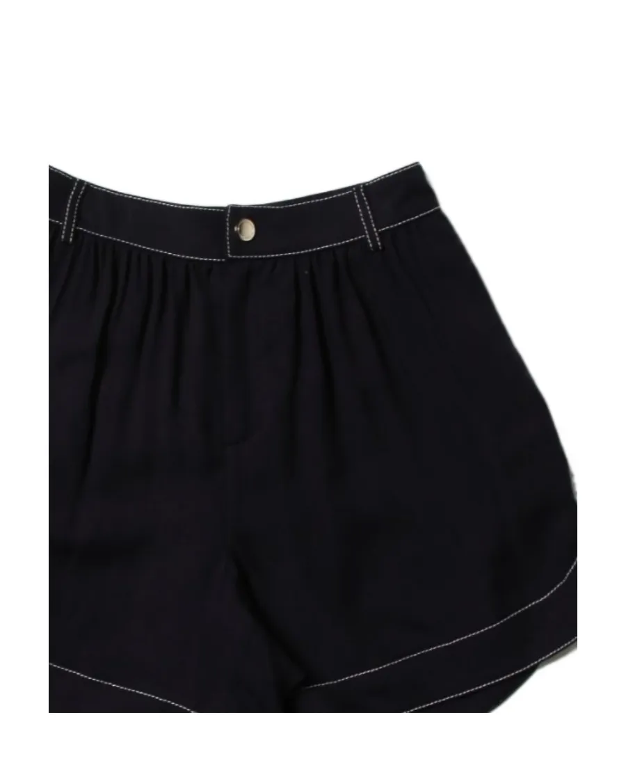 Contrast-Stitched Shorts