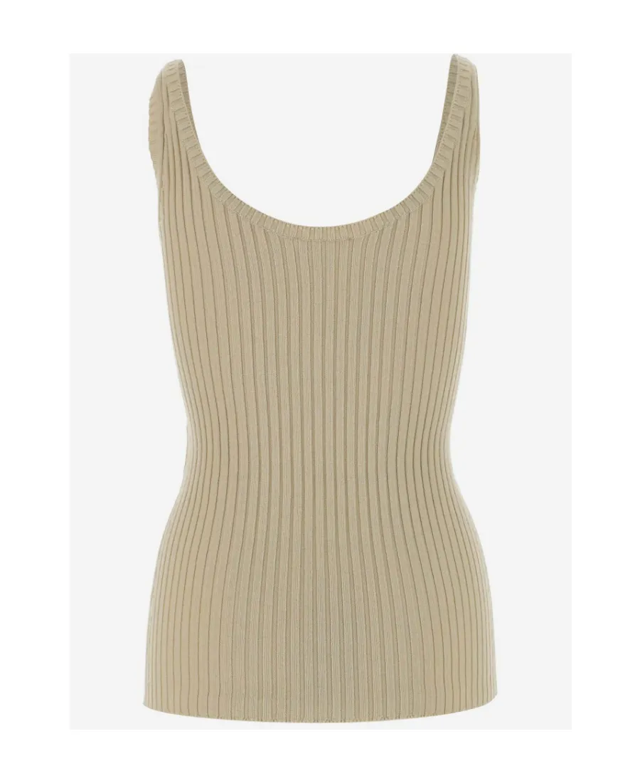 Round Neck Knitted Vest