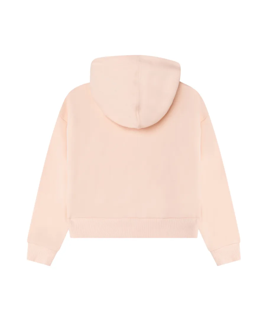 Logo-Stripe Lace-Detail Hoodie