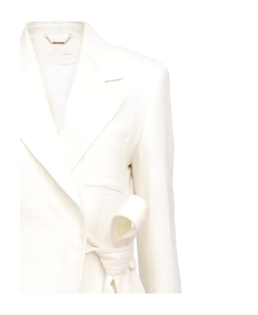 Notched-Lapel Single-Breasted Jacket
