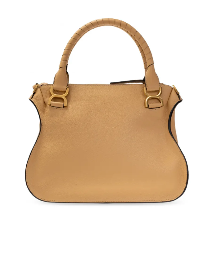 Marcie Embroidered Leather Tote Bag