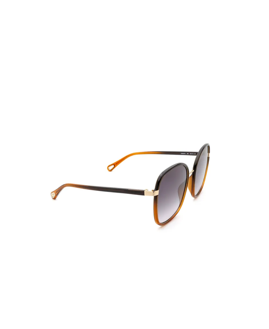 Oversize-Frame Tinted Sunglasses