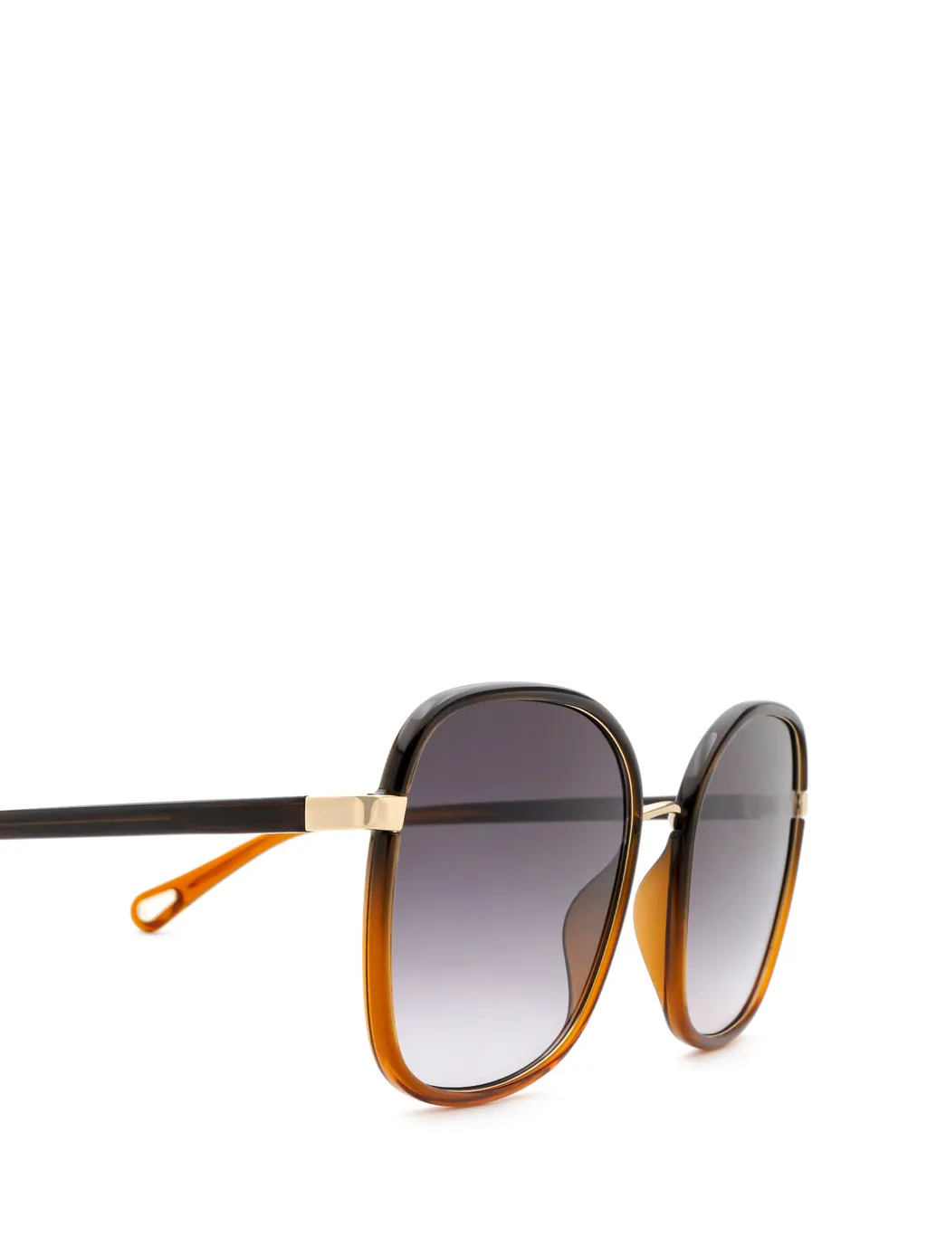 Oversize-Frame Tinted Sunglasses