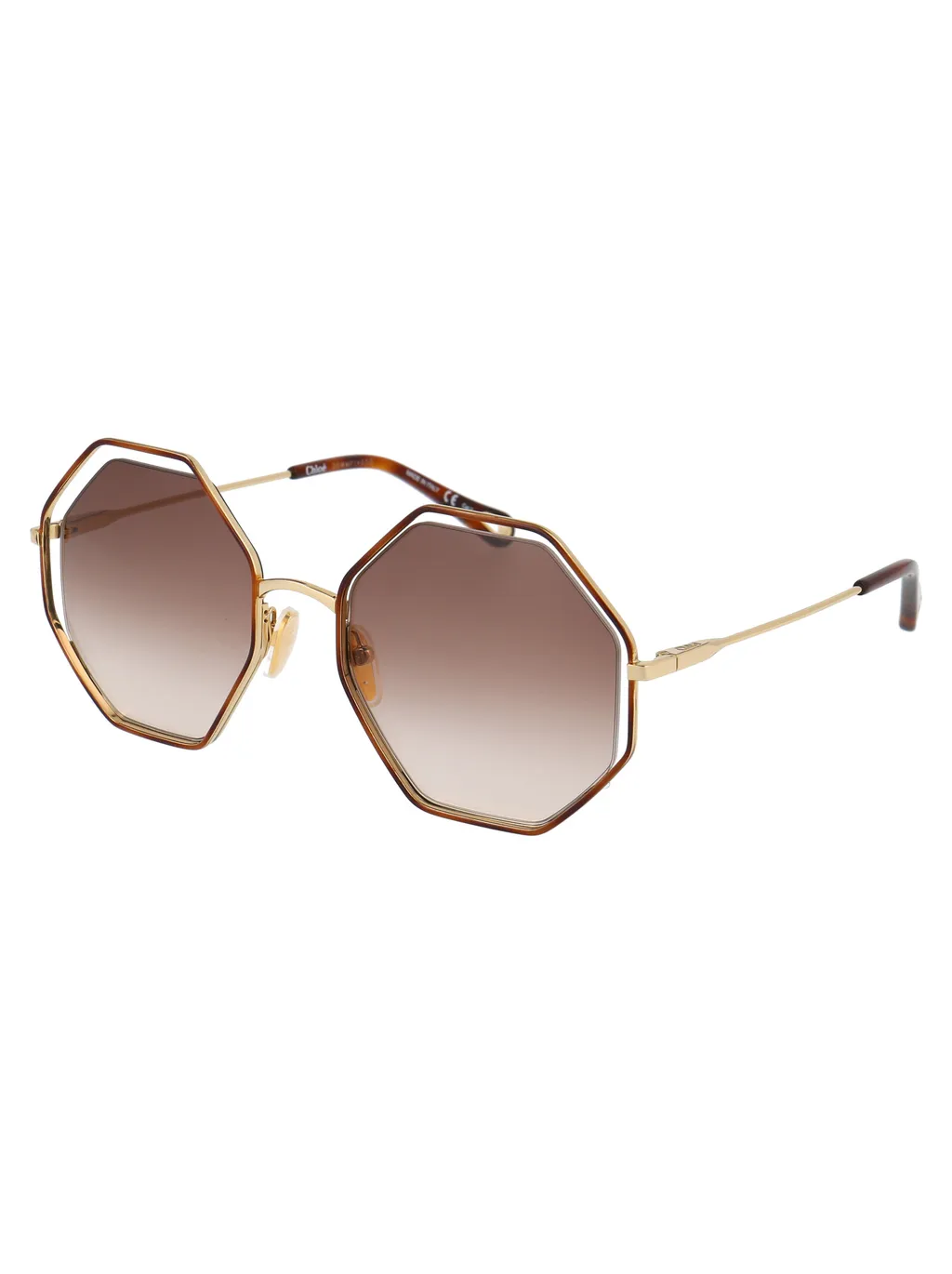 Octagonal Frame Sunglasses