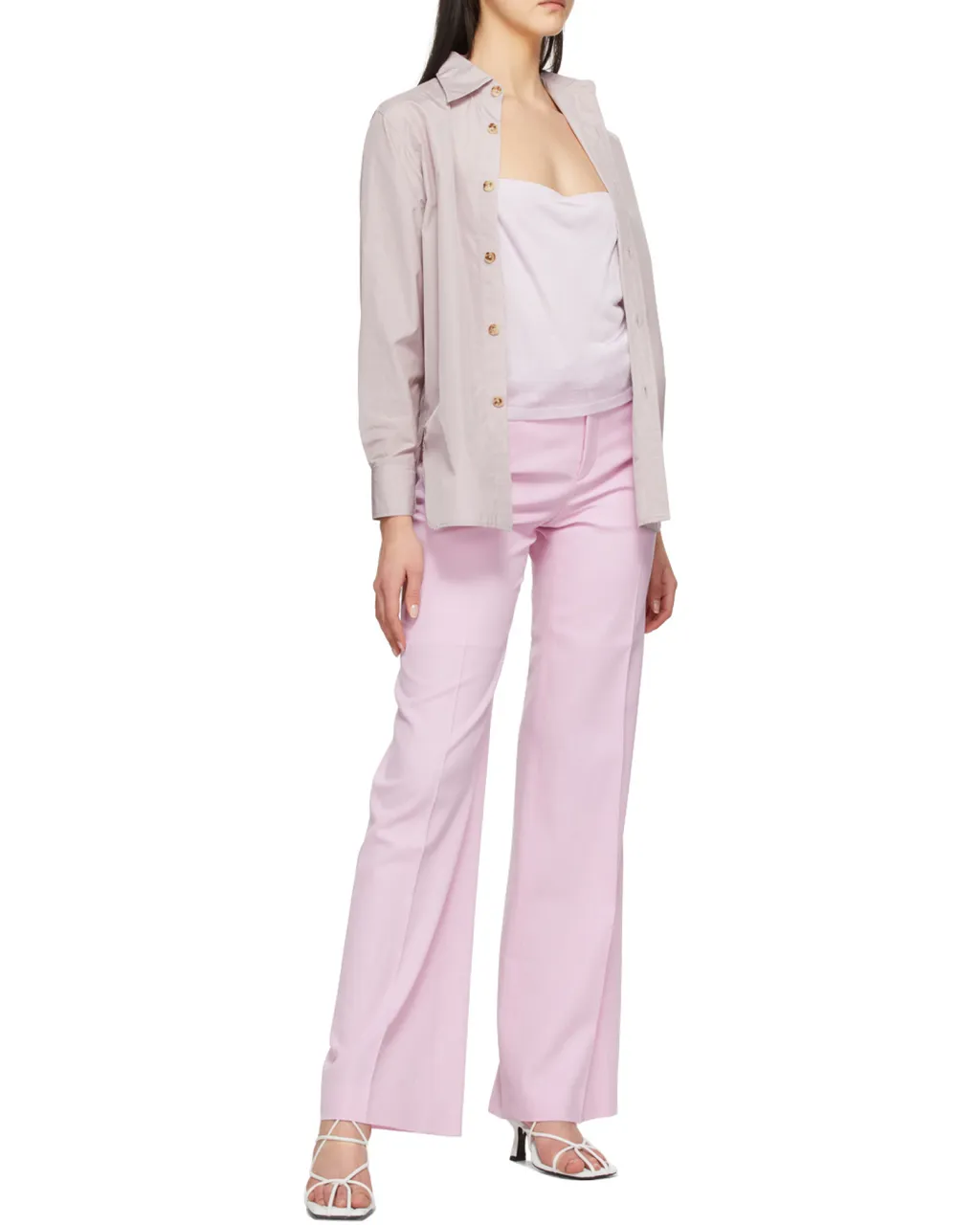 Tailored Wide-Leg Trousers