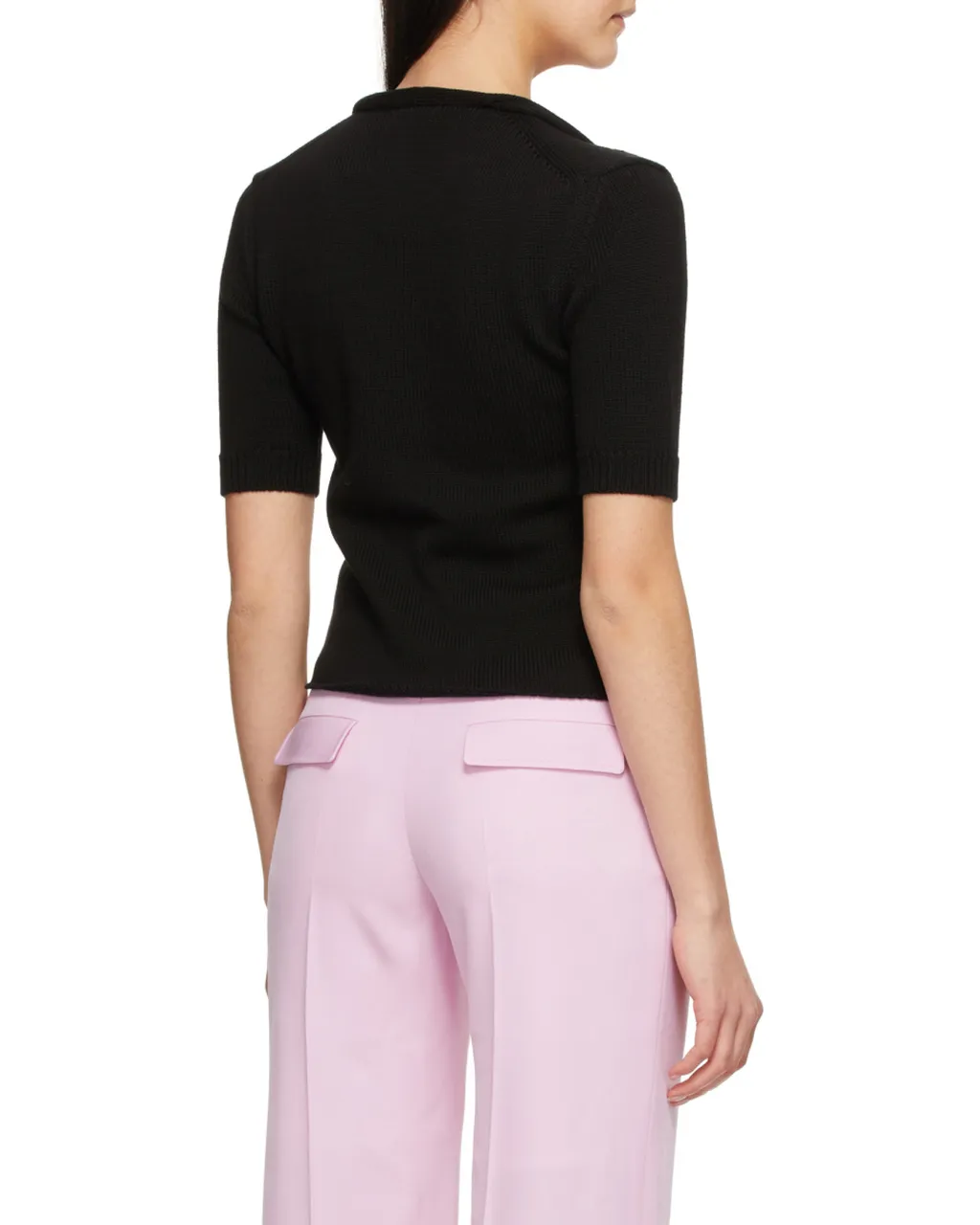 Cut-Out Knitted Top