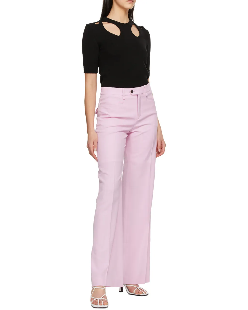 Cut-Out Knitted Top