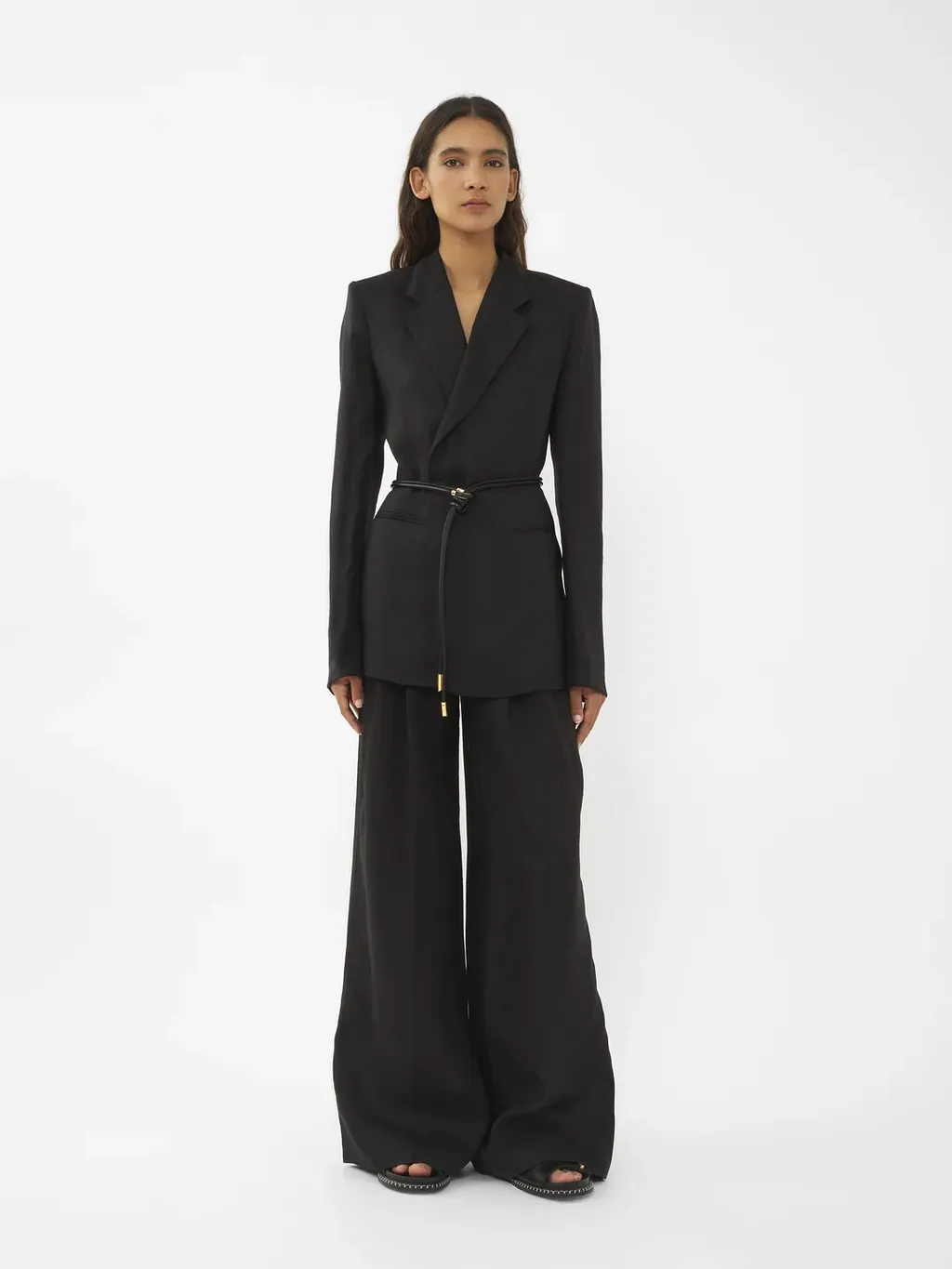Wide-Leg Sailor Trousers