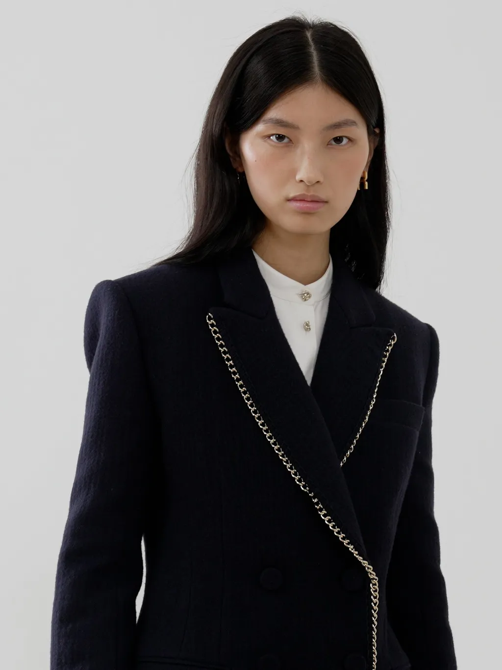 Chain-Embellished Jacket