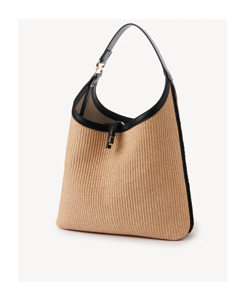 Marcie Raffia Tote Bag