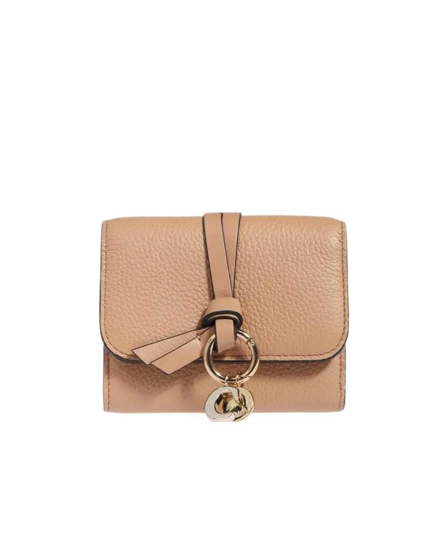 Logo Plaque Tri-Fold Wallet