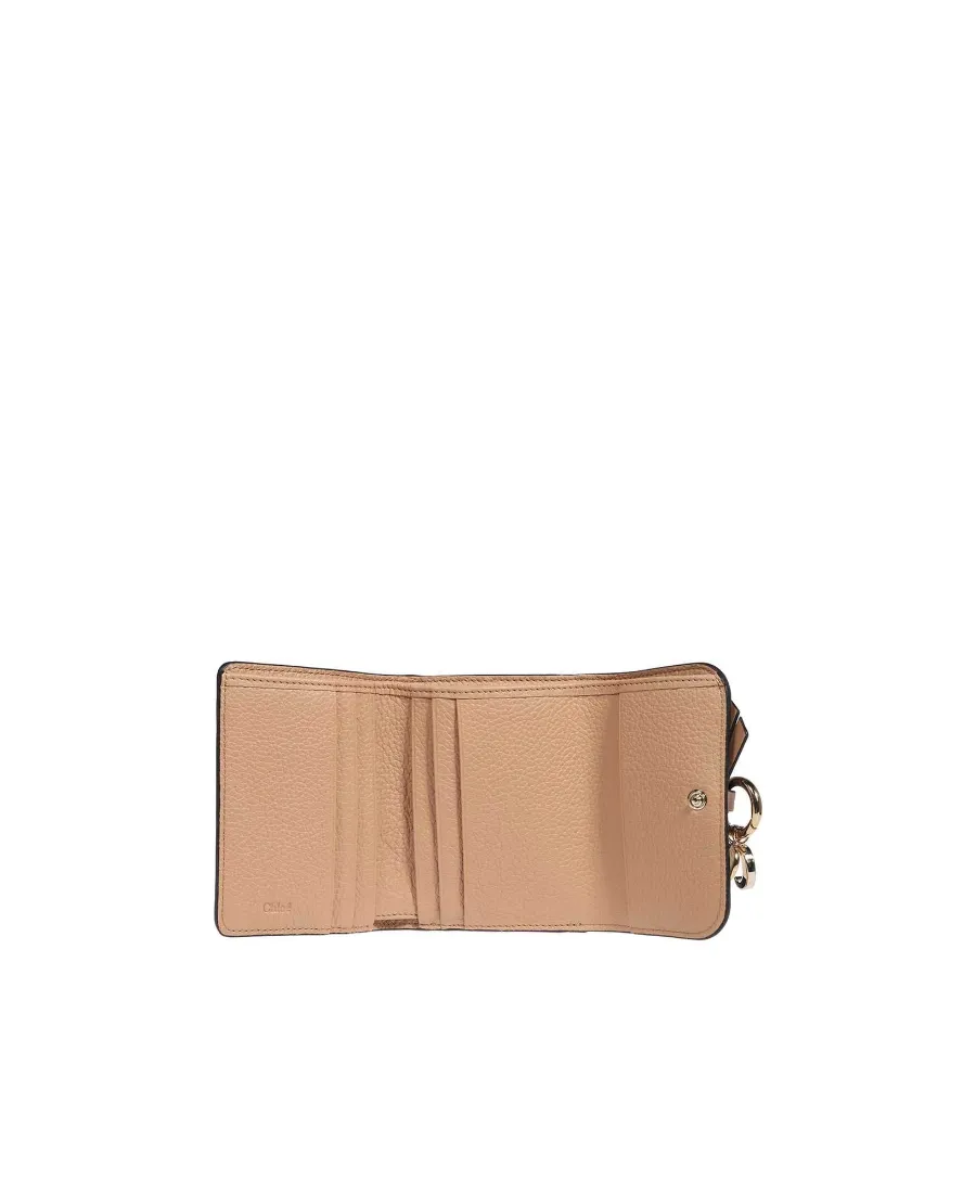 Logo Plaque Tri-Fold Wallet