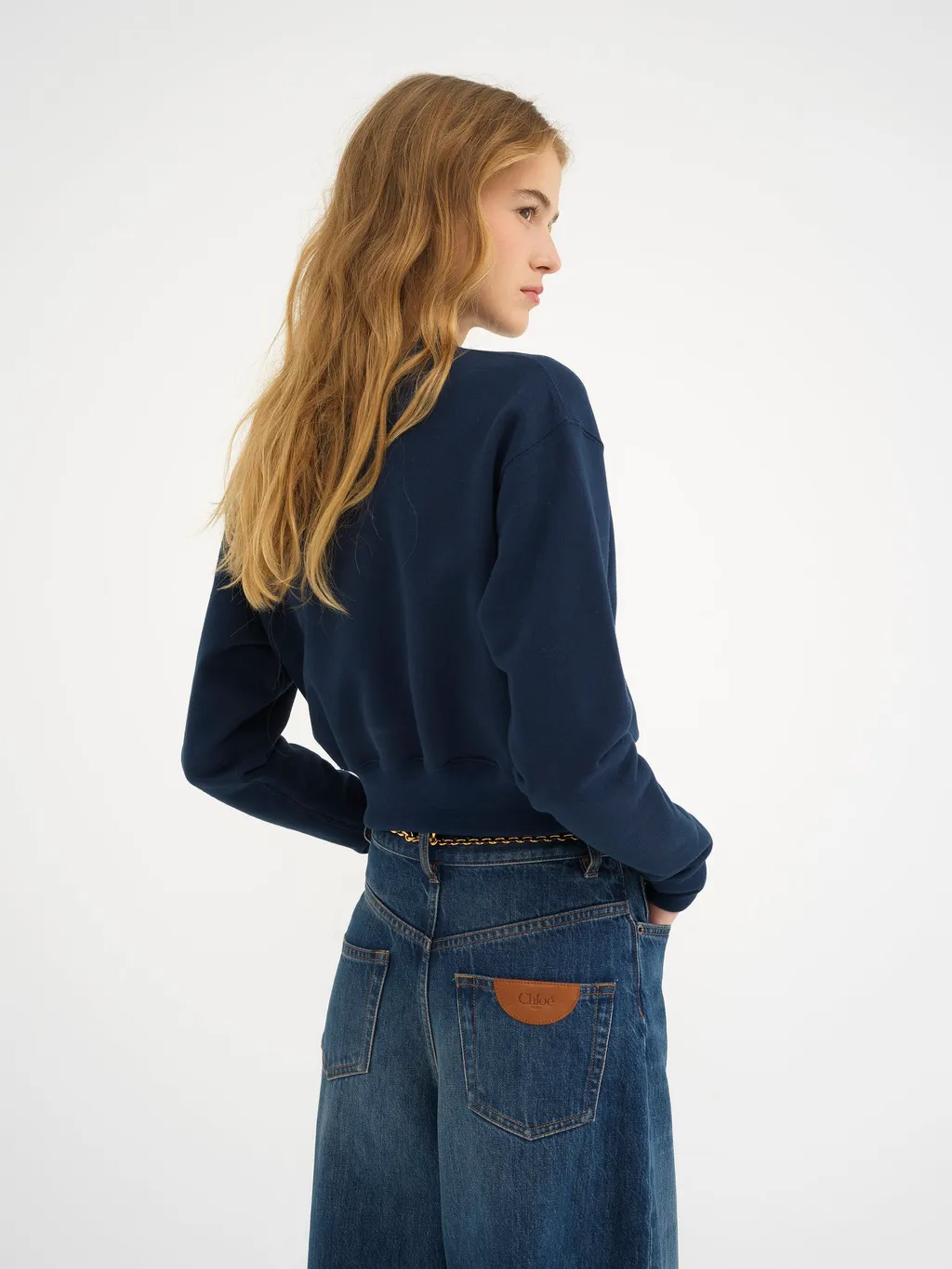 Logo Printed Mock-Neck Sweatshirt