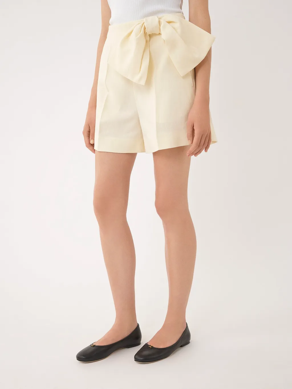 Bow Detailed High-Rise Shorts