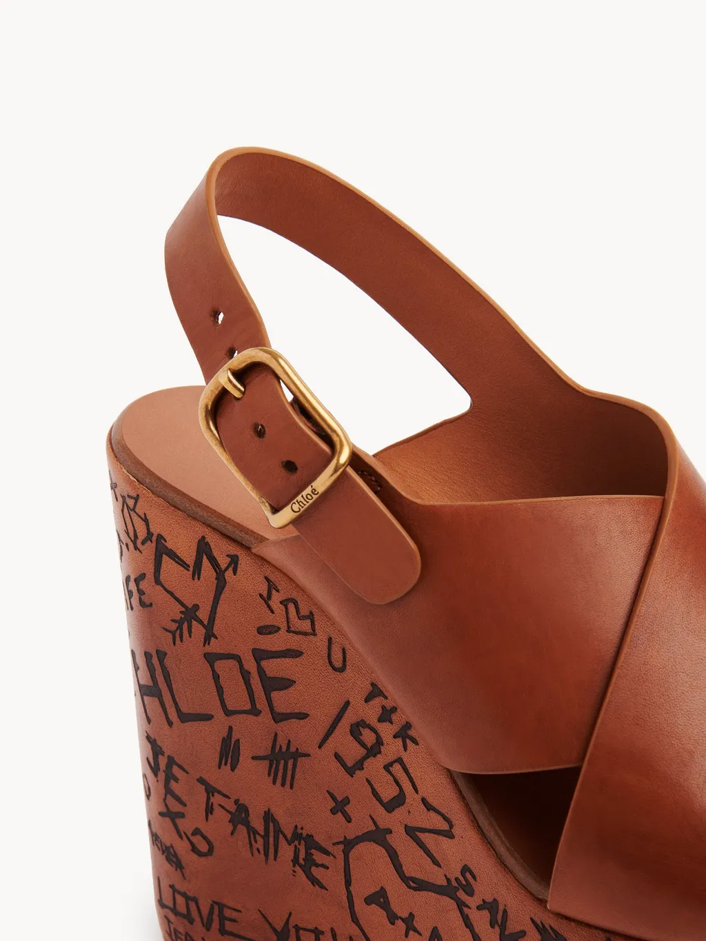 Cross-Over Wedged Sandals