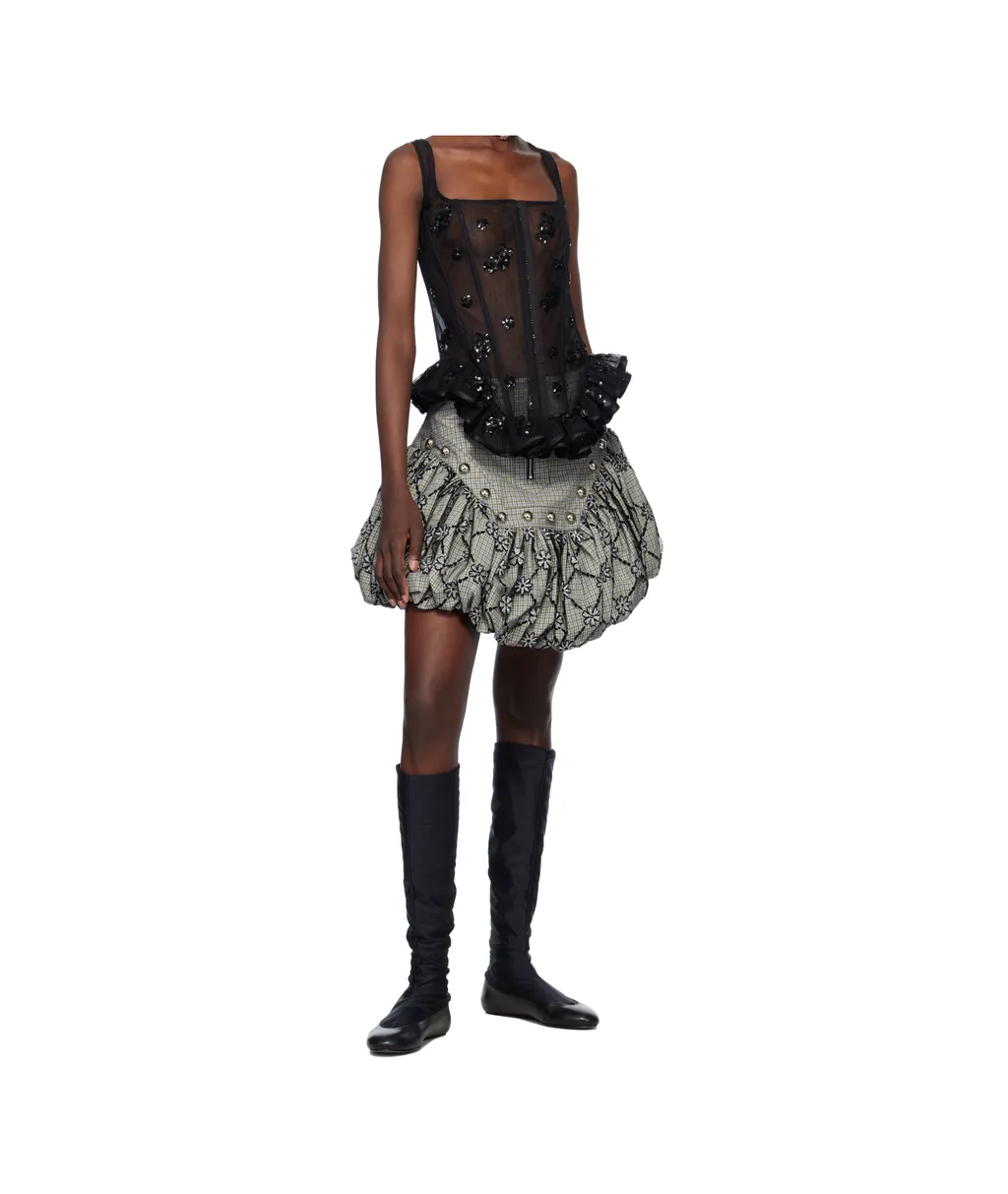 Backtuck Miniskirt