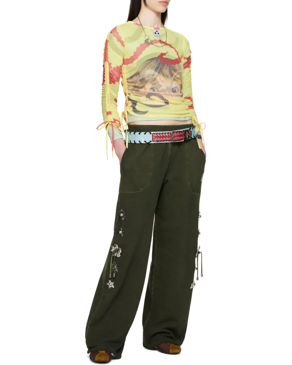 Ballast Mesh Long Sleeve Top