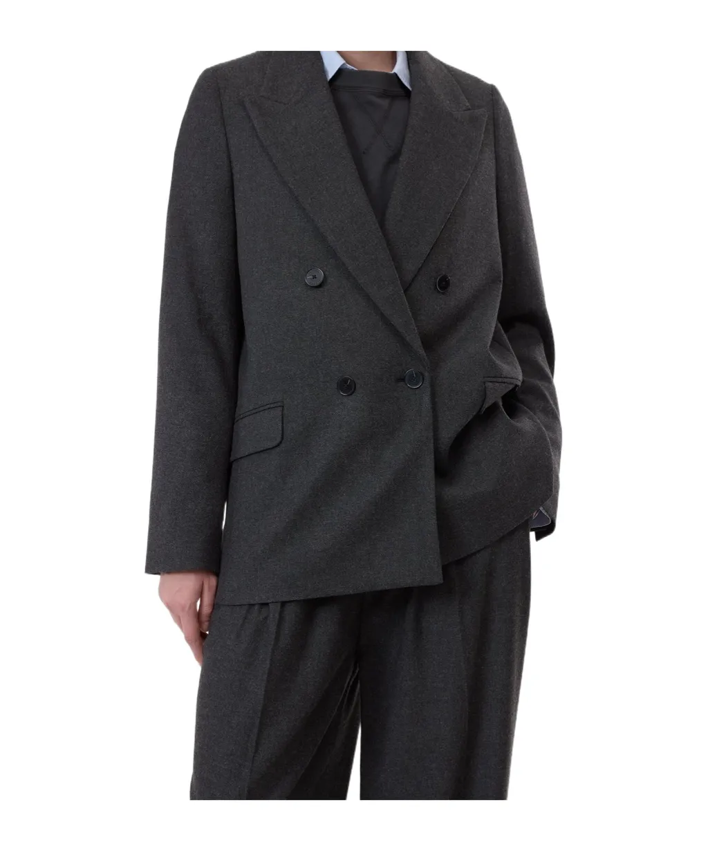 Double-Breasted Suit Jacket