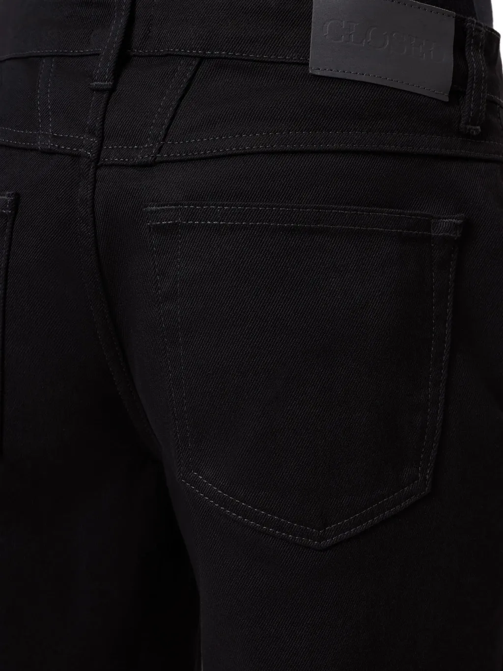 Embroidered High-Rise Jeans