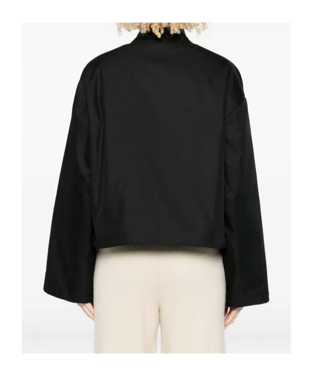 Ribbed Zip-Up Baseball Jacket