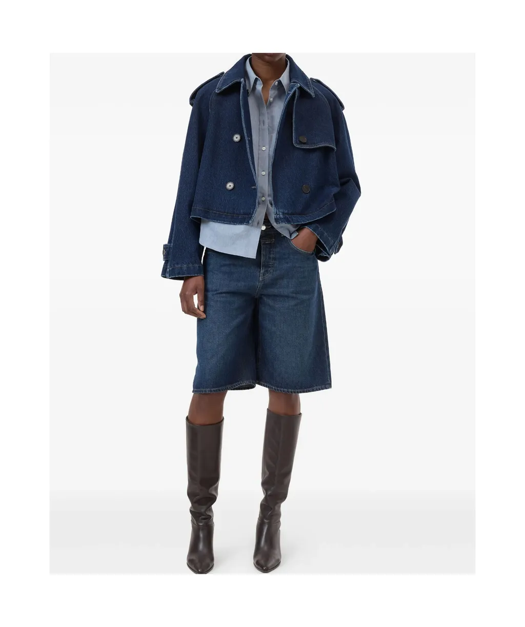 Denim Cropped Jacket