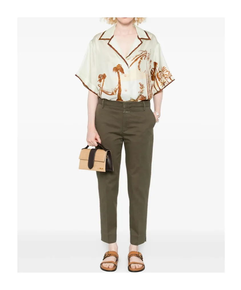Straight-Leg Trousers