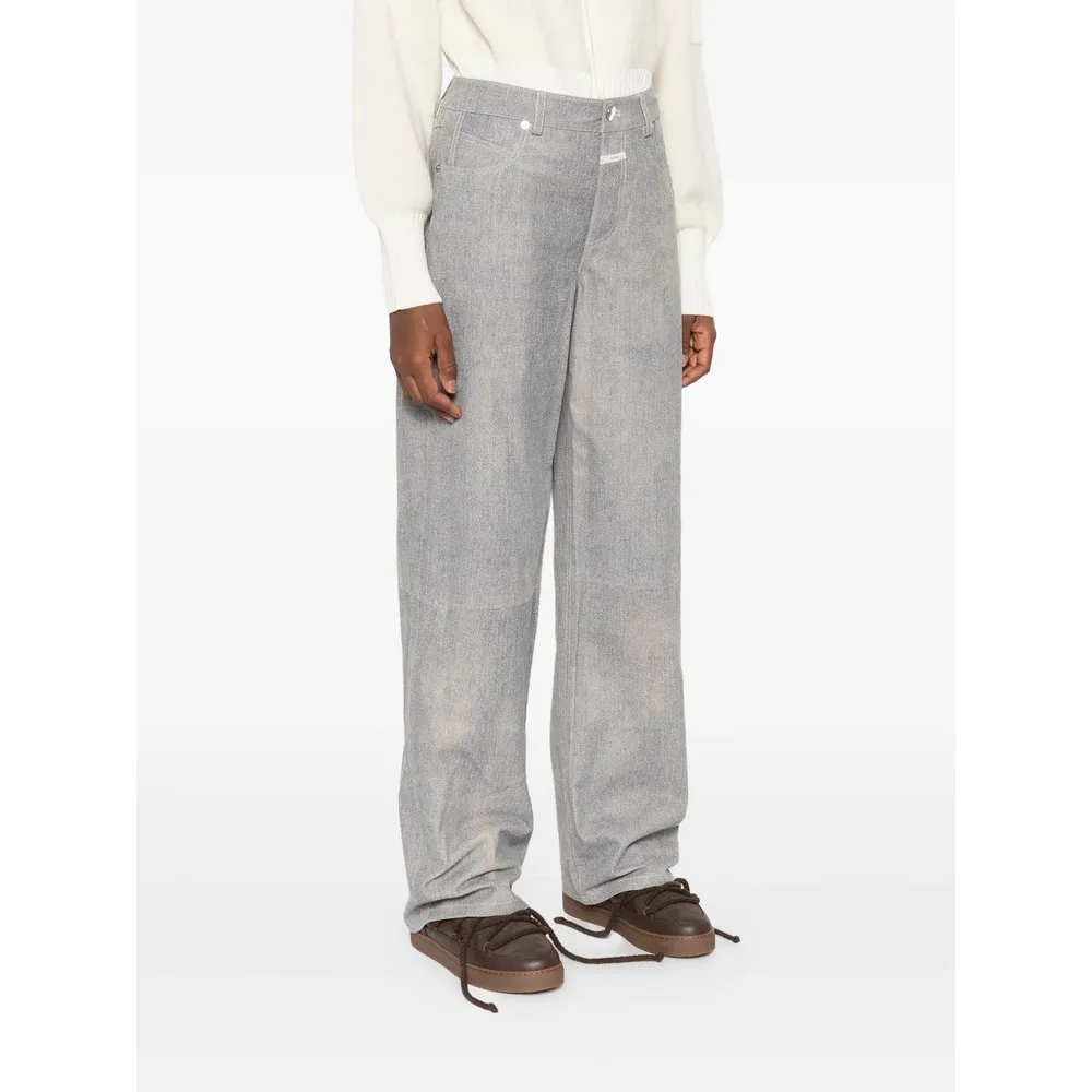 Straight-Leg Trousers